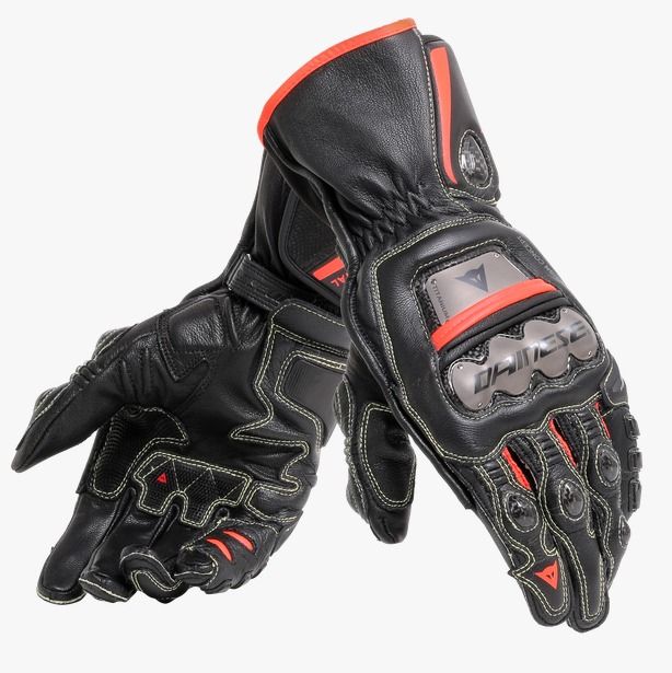 Dainese Full Metal 6 Gloves Black Fluro Red : Delivery in 5 days